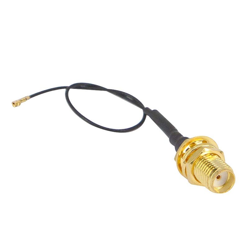 onelinkmore MHF4 to SMA M.2 NGFF SMA Female Bulkhead RF Pigtail WiFi Antenna Extension Cable for PCI WiFi Card Wireless Router M.2 Cards 0.81mm Pack of 2 (2 inch (5 cm)) - Image 3